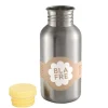 Stålflaske 500 ml lys gul