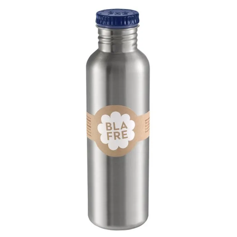Stålflaske 750 ml marineblå