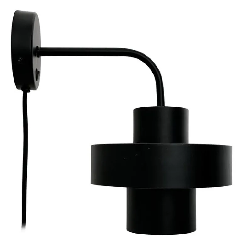 Stoke vegglampe 29 cm svart