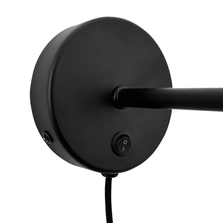 Stoke vegglampe 29 cm svart