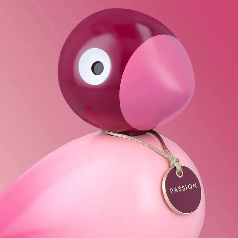 Story Bird sangfugl Passion 15,5 cm rosa