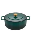 Støpejernsgryte 28 cm 5,3L holly green