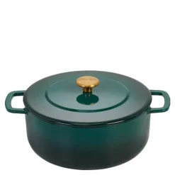 Støpejernsgryte 28 cm 5,3L holly green