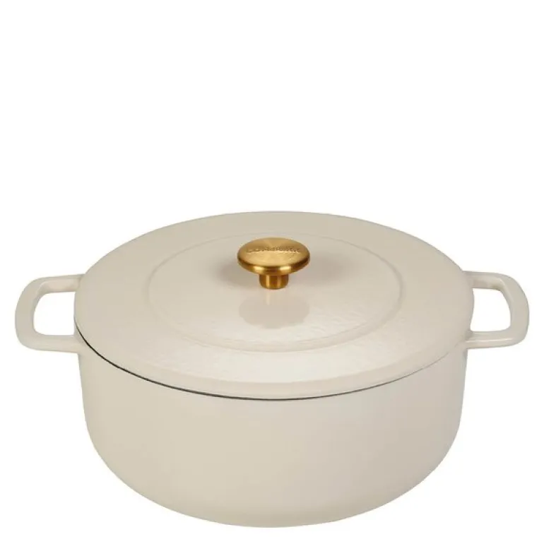 Støpejernsgryte 24 cm 3,8L sand