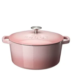 Støpejernsgryte 4,4L blush pink