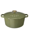 Støpejernsgryte 4,4L forever olive