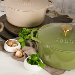 Støpejernsgryte 4,4L forever olive
