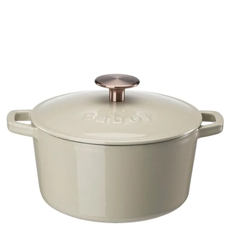 Støpejernsgryte 2L warm grey
