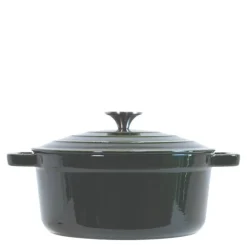 Støpejernskasserolle med lokk 4L 24 cm