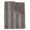 Stripe håndkle 50x70 cm grå