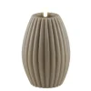Stripe LED kubbelys 15x10cm sand