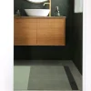 Stripes horisontal gulvmatte 120x67 cm green