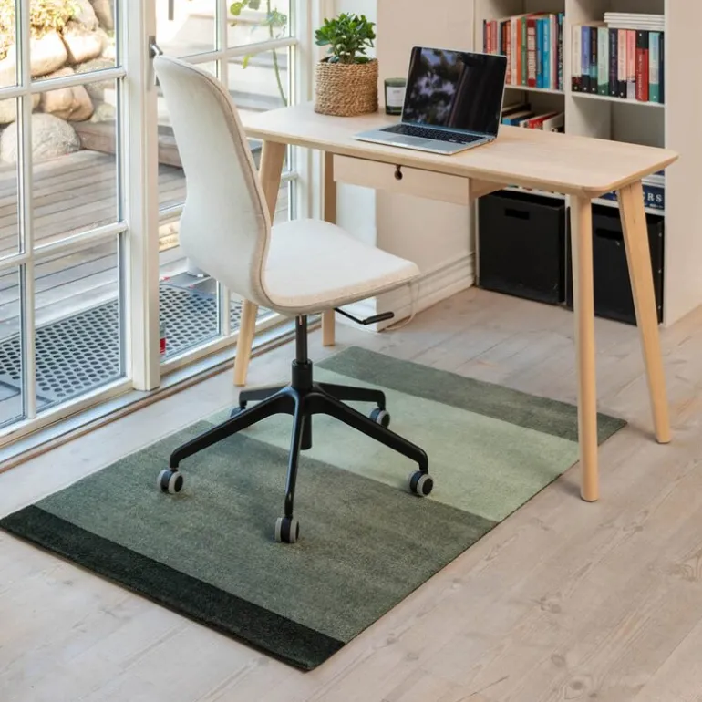 Stripes horisontal gulvmatte 120x67 cm green
