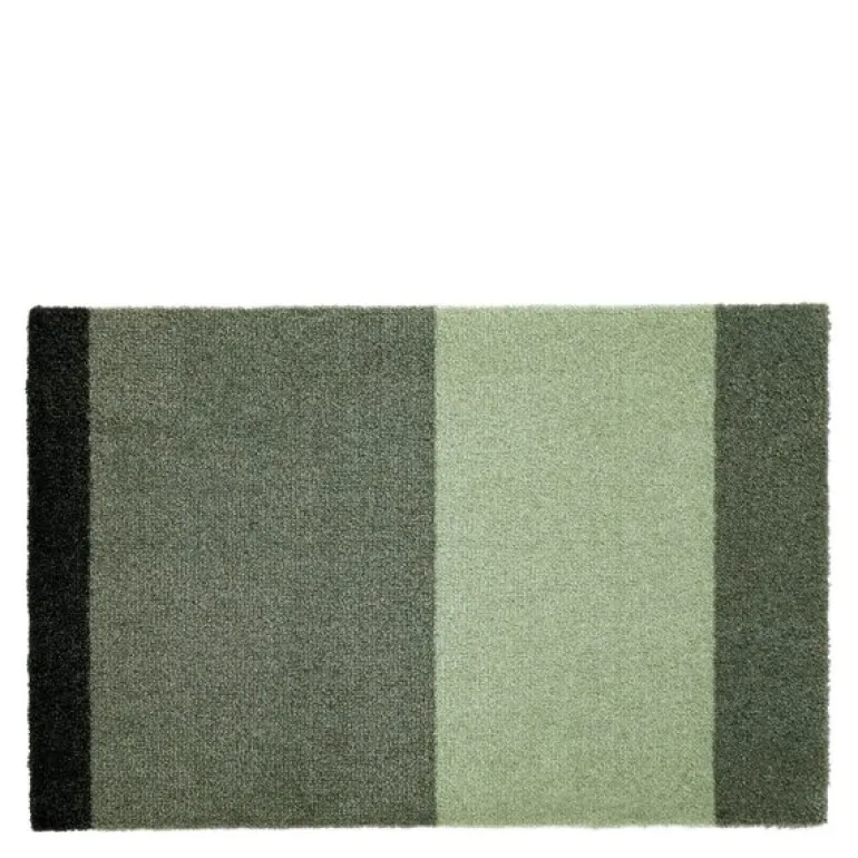Stripes horisontal gulvmatte 40x60 cm green