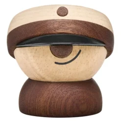 Student trefigur 4,5 cm gummitre/sapele/lønn