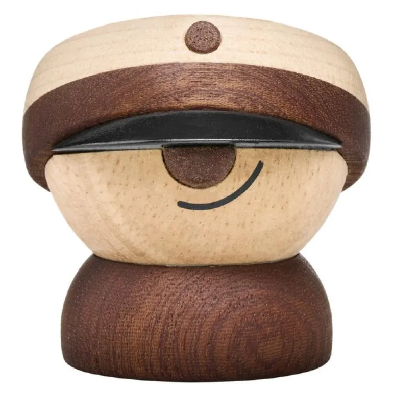Student trefigur 4,5 cm gummitre/sapele/lønn
