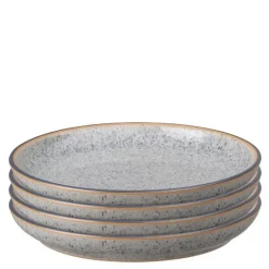 Studio tallerken 17 cm 4 stk grå