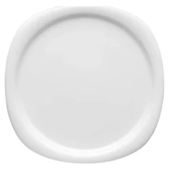 Suomi rundt fat 32 cm hvit