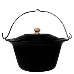 Suppegryte 10L svart