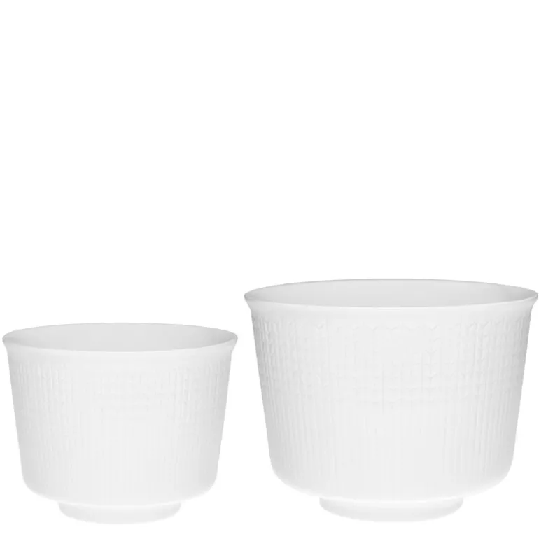 Swedish Grace blomsterpotte 20x15 cm snø/hvit