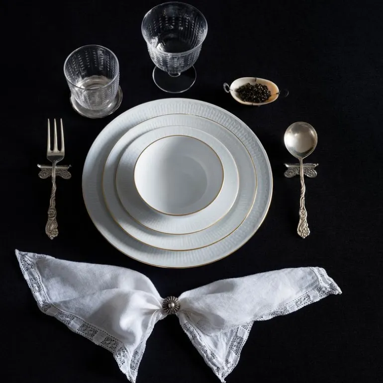 Swedish Grace Gala dyp tallerken 19 cm hvit