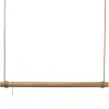 Swing L garderobestang 110 cm eik/skinn