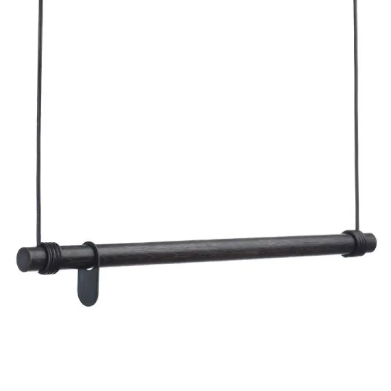 Swing M garderobestang 80 cm svart eik/svart