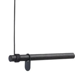 Swing Wall garderobestang 50 cm svart eik/svart
