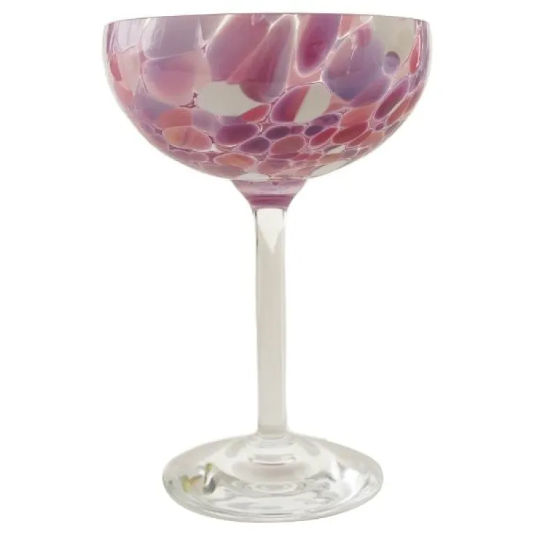 Swirl champagneglass 22 cl rosa