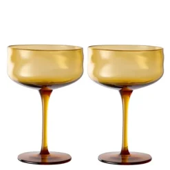 Swirl Coupe-cocktail glass 26 cl 2 stk Dune