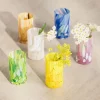 Swirl shotglass 5 cl blå