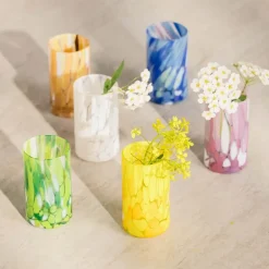 Swirl shotglass 5 cl brun