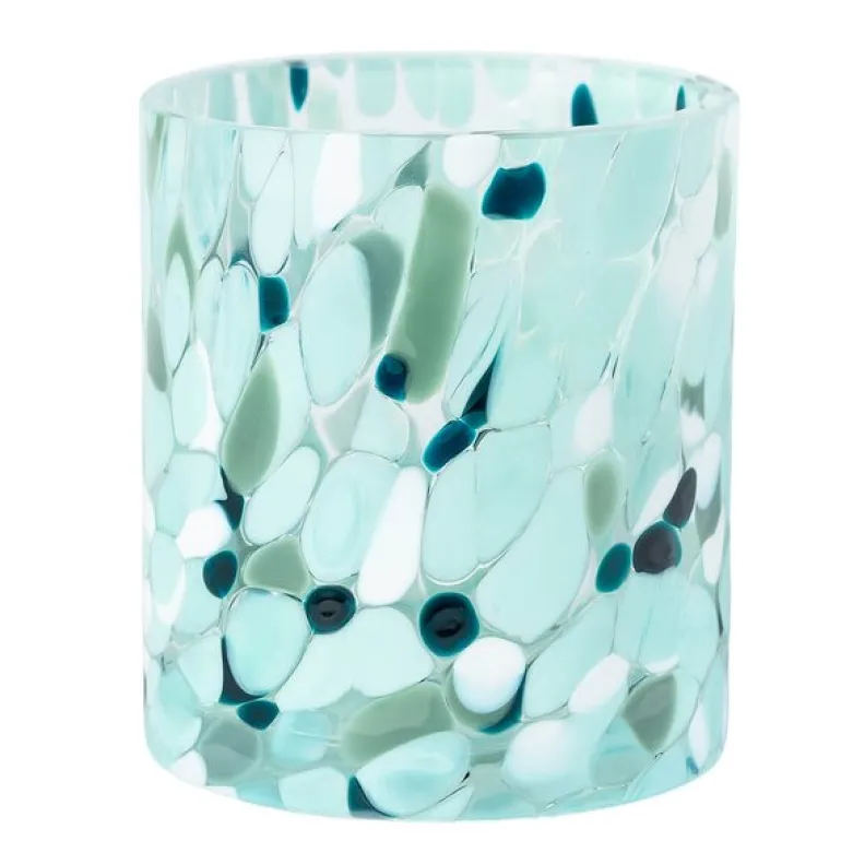 Swirl vannglass 35 cl turkis