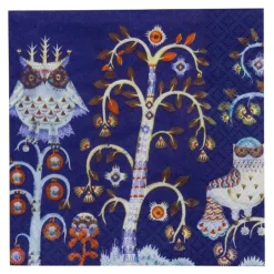 Taika serviett 33x33 cm blå