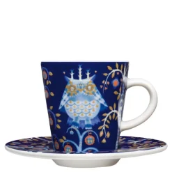 Taika skål til espressokopp 11 cm blå