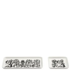 Taika tallerken rektangel 12x24 cm svart