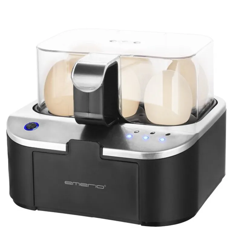 Talende eggkoker 6 egg svart