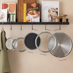 Tallerkenlokk 24 cm rustfritt stål