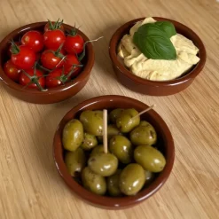 Tapasform 11,5 cm 6 stk terrakotta