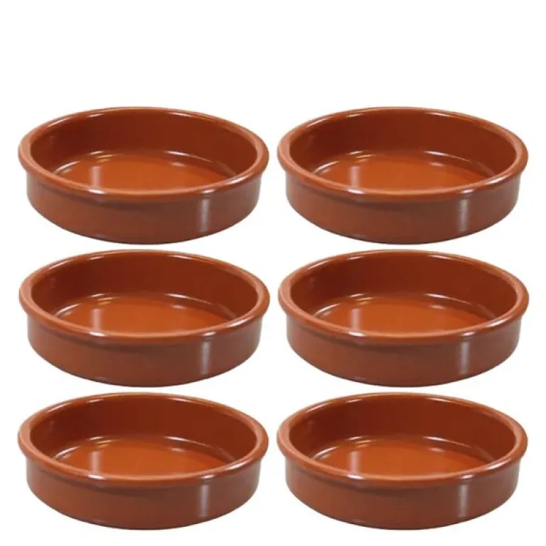 Tapasform 11,5 cm 6 stk terrakotta