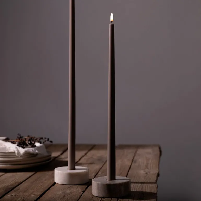 Taper Candles Led kronelys 2,3x55 cm 1 stk sandstone
