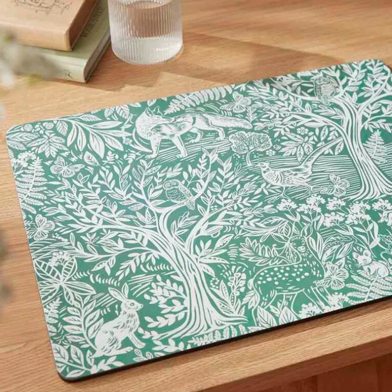Tapestry bordbrikker 40x30 cm 4 stk sage