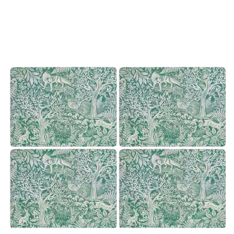 Tapestry bordbrikker 40x30 cm 4 stk sage