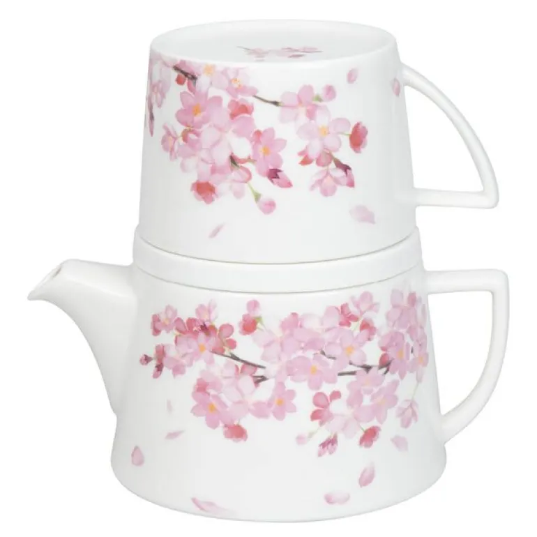 Tea For Me tekanne og krus 40 cl Cherry Blossom