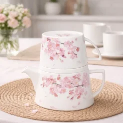 Tea For Me tekanne og krus 40 cl Cherry Blossom