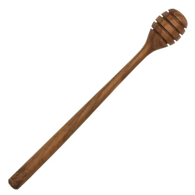Teak honningskje 19 cm tre
