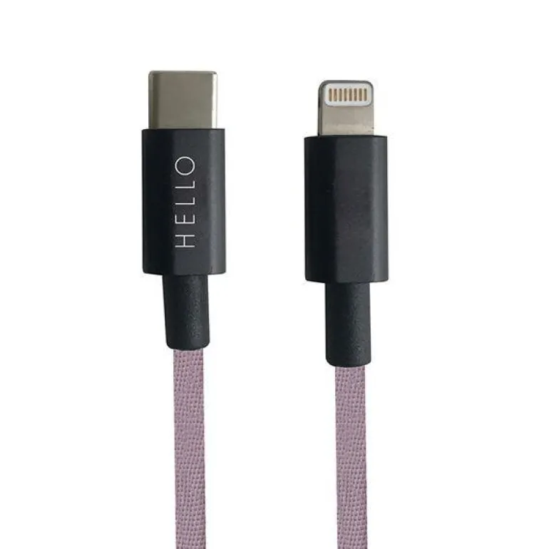 Tech Favourite kabel USBC til lightning 1m lavender