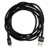 Tech kabel lightning 1,85m svart