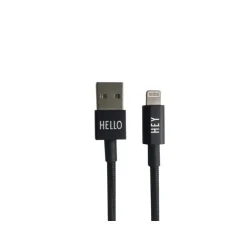 Tech kabel lightning 1m svart