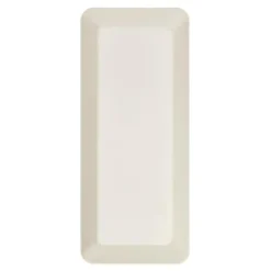 Teema avlangt fat 16x37 cm hvit